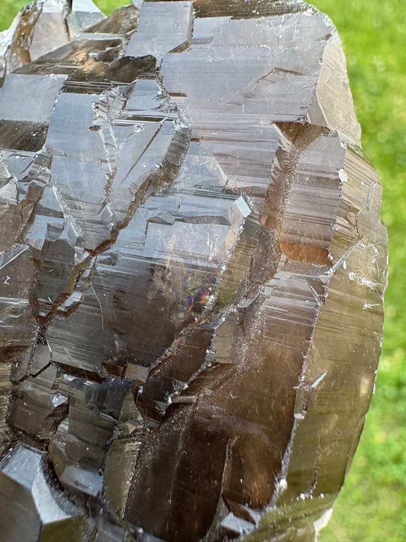 【匿名発送】スカルドゥ産　スモーキー水晶（カテドラル）