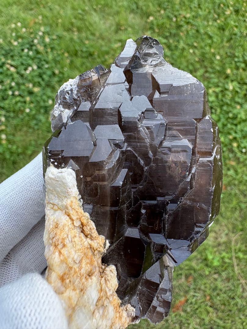 【匿名発送】スカルドゥ産　スモーキー水晶（カテドラル）