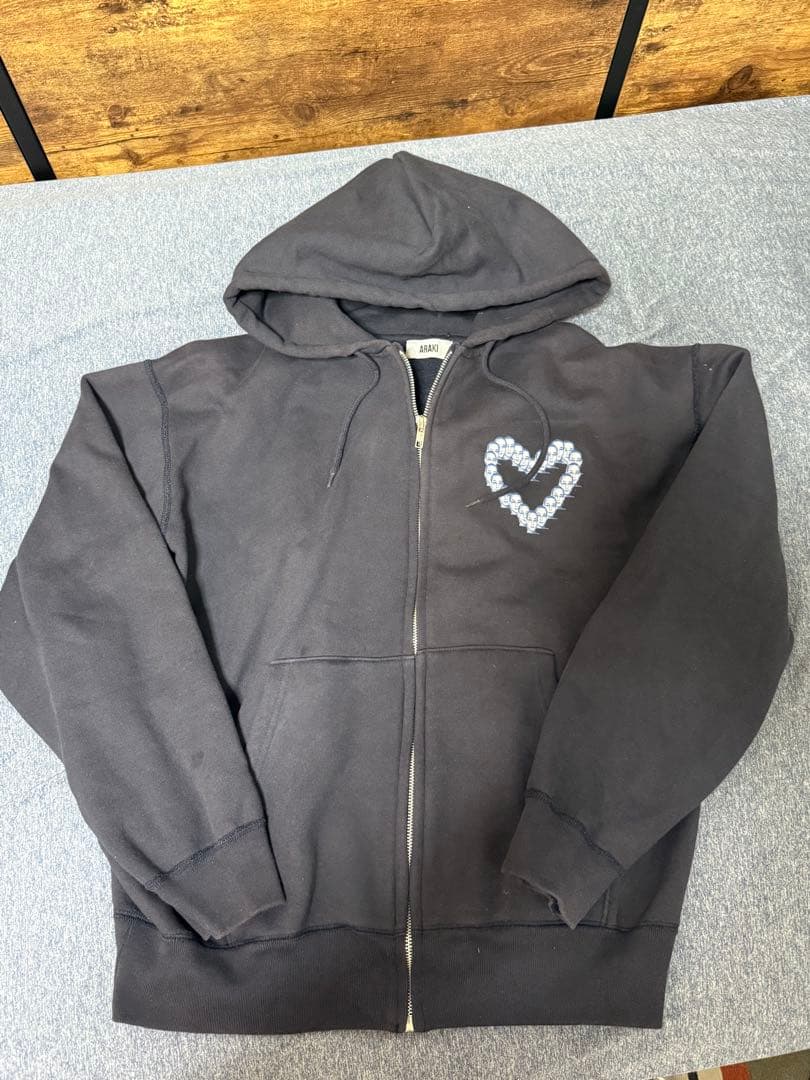ARAKI ジップパーカー　ネイビー