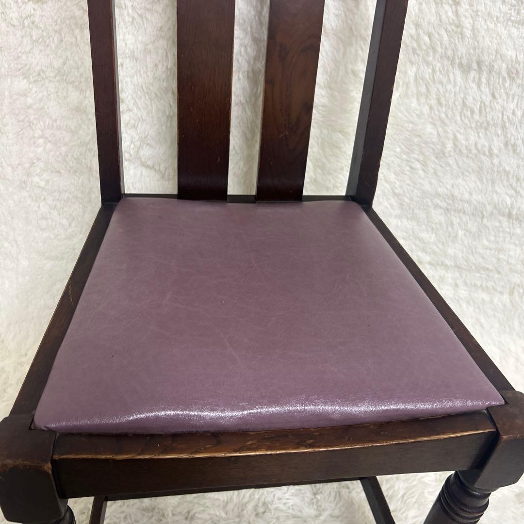 【良品】ハイバックチェア　ダイニングチェア　イギリス　アンティーク
