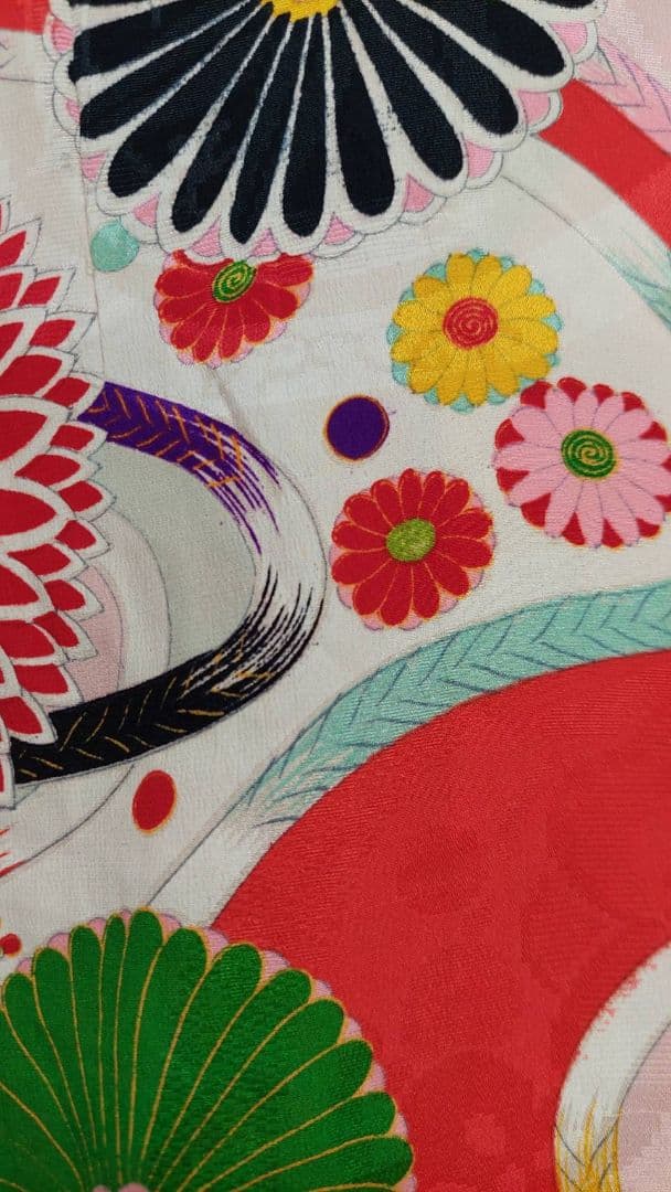 NA342アンティーク子供着物正絹七五三着丈109センチ裄丈51センチ