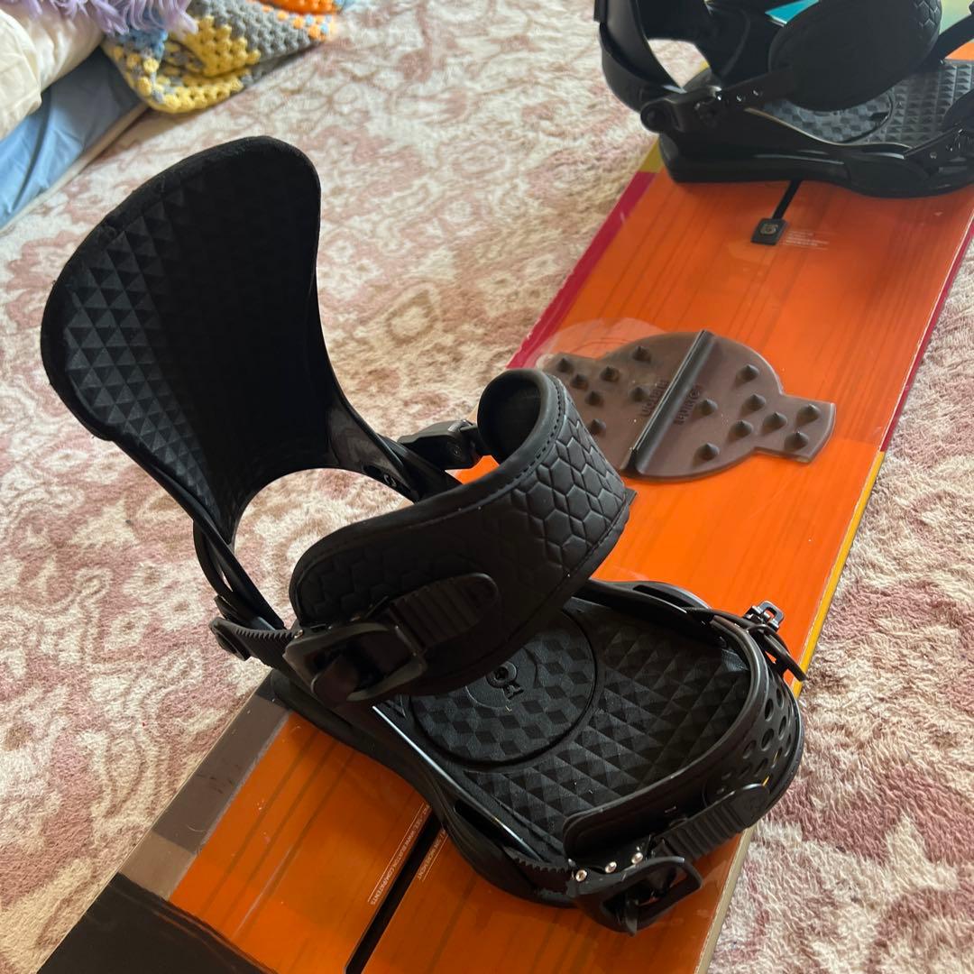 良品 BURTON CUSTOM FV 148cm バイン付 スノーボードセット