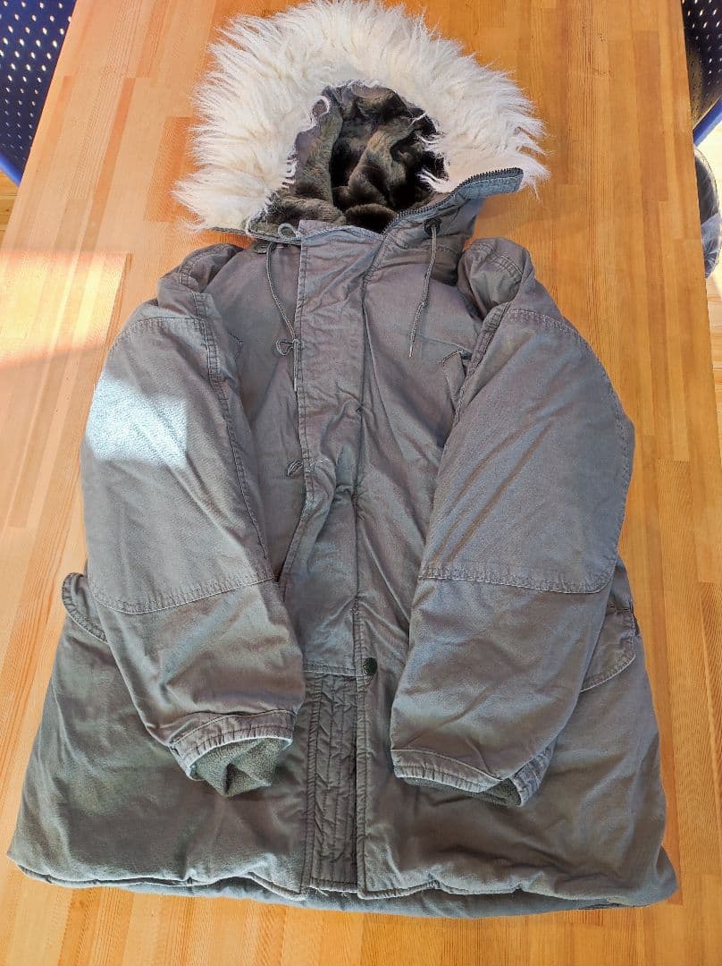 00s 米軍 実物 N-3Bフライトジャケット　貴重なS　USED