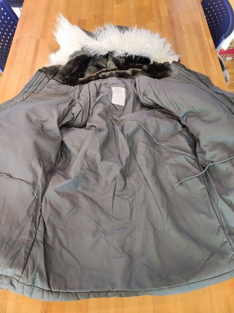 00s 米軍 実物 N-3Bフライトジャケット　貴重なS　USED