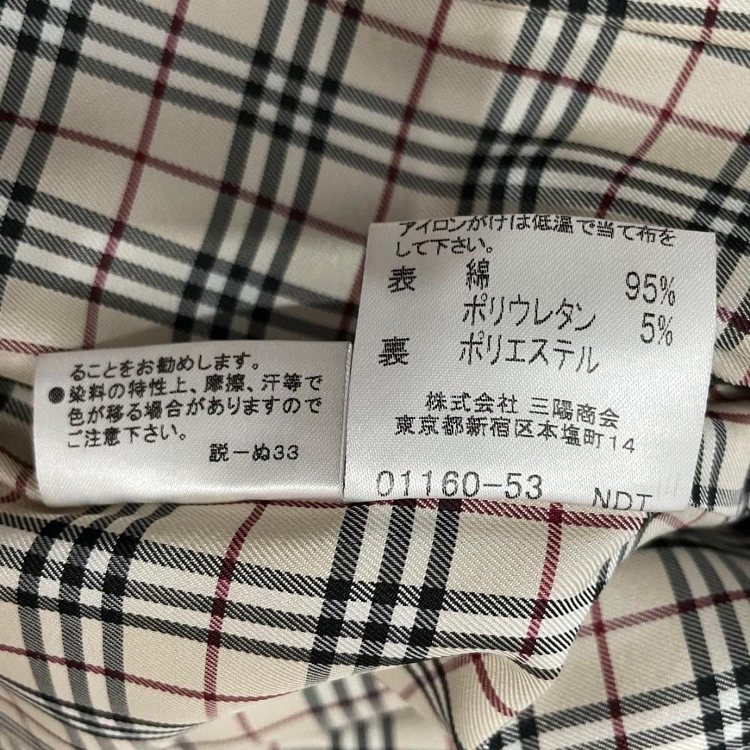BURBERRY BLUE LABEL トレンチコート 40 ノバチェック　L