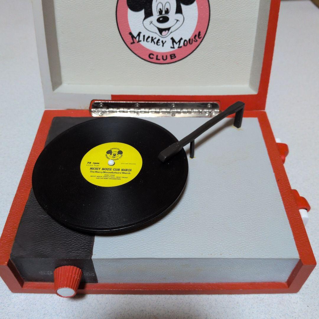 ディズニー ミッキーマウス クラブ レコードプレーヤー オルゴール 超激レア