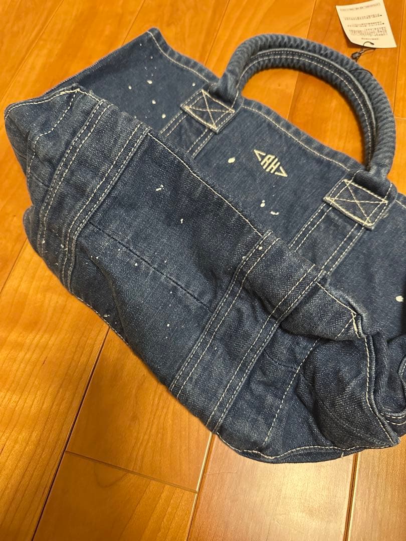 希少Ron Hermanロンハーマン インディゴデニムトートバッグ