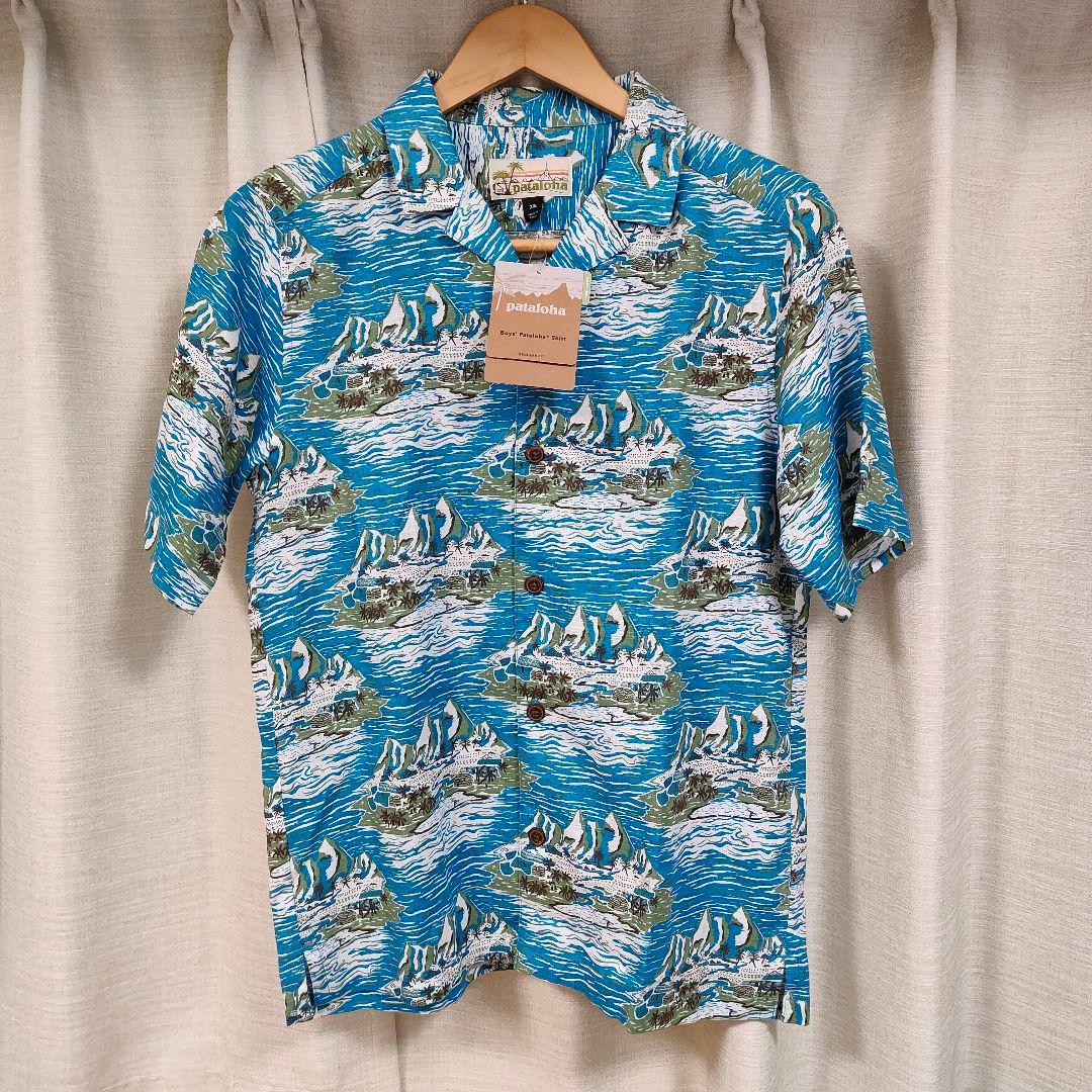 パタゴニア ボーイズ パタロハ シャツ XXL 62495 ブルー