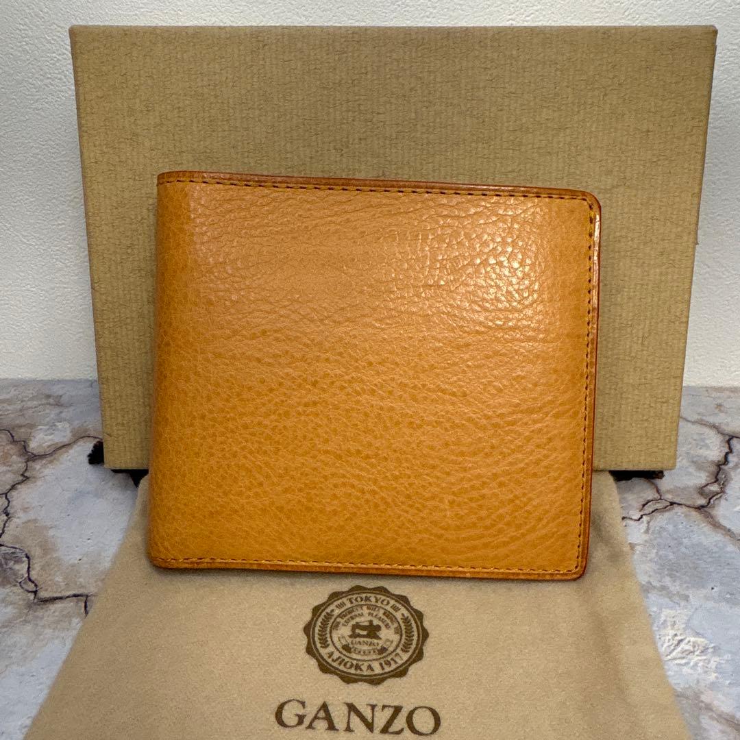 セール‼️GANZO ミネルバナチュラル　 二つ折り財布