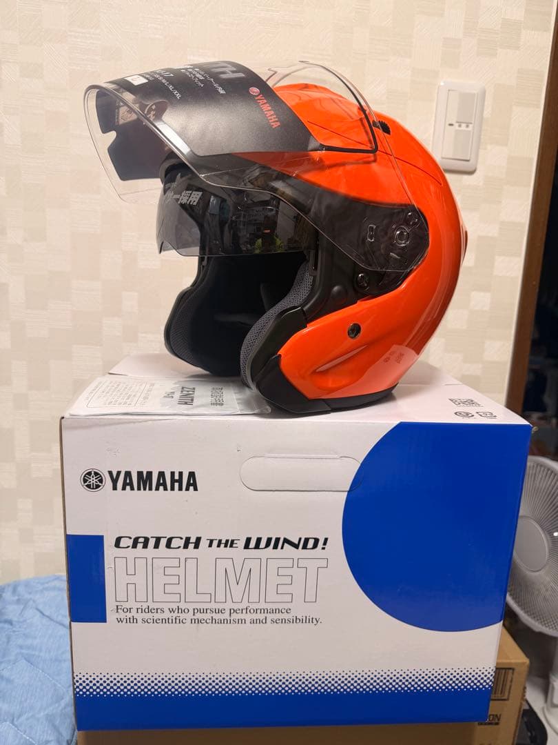 ヤマハ ジェットヘルメット YJ-17 ゼニス Ｌ:ダークオレンジ