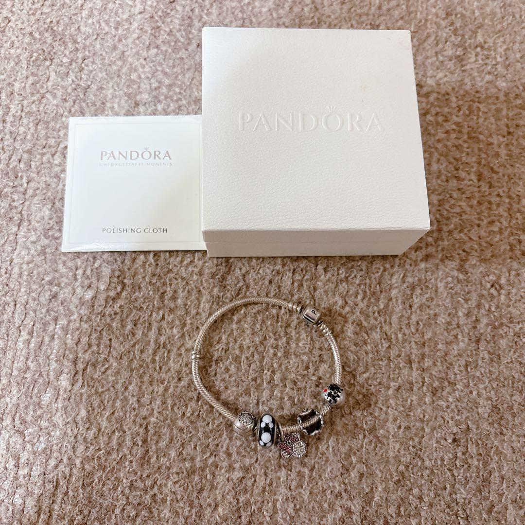 PANDORA ディズニー限定 パンドラ チャームブレスレット シルバー