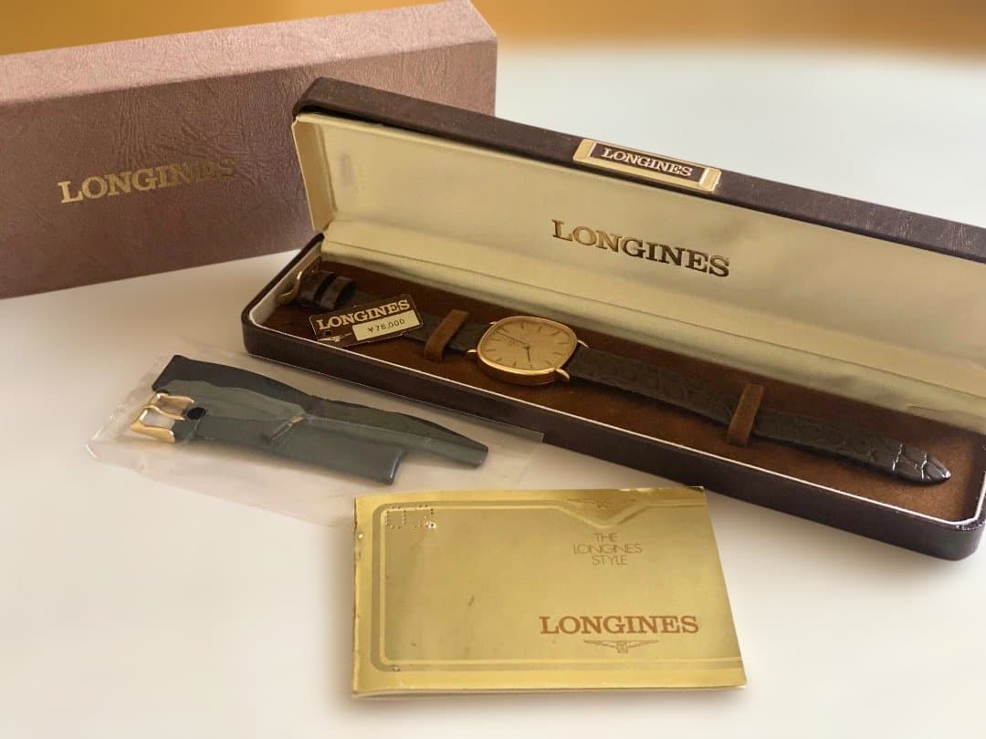 L*o様 LONGINES スクエア型時計 ゴールド