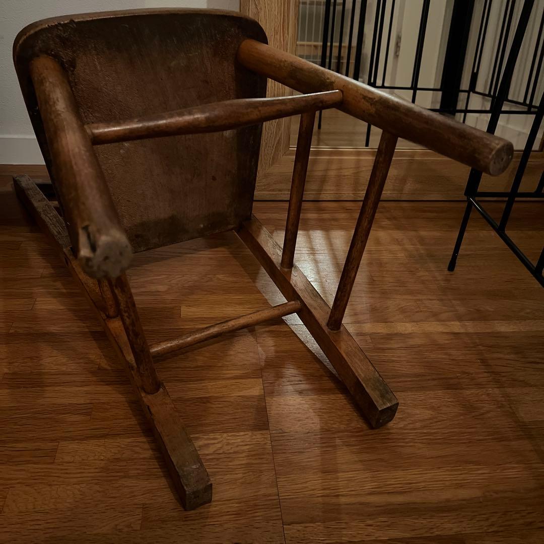 イギリス製 アンティークスクールチェア