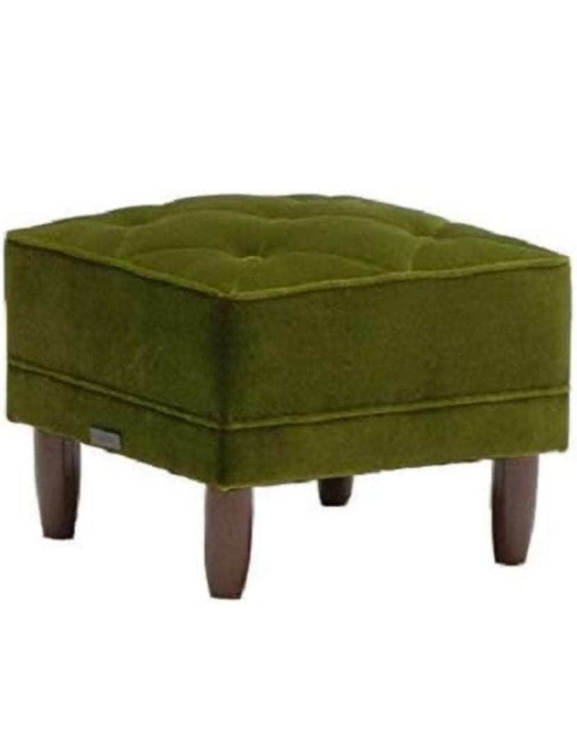 カリモク60 オットマン　モケットグリーン