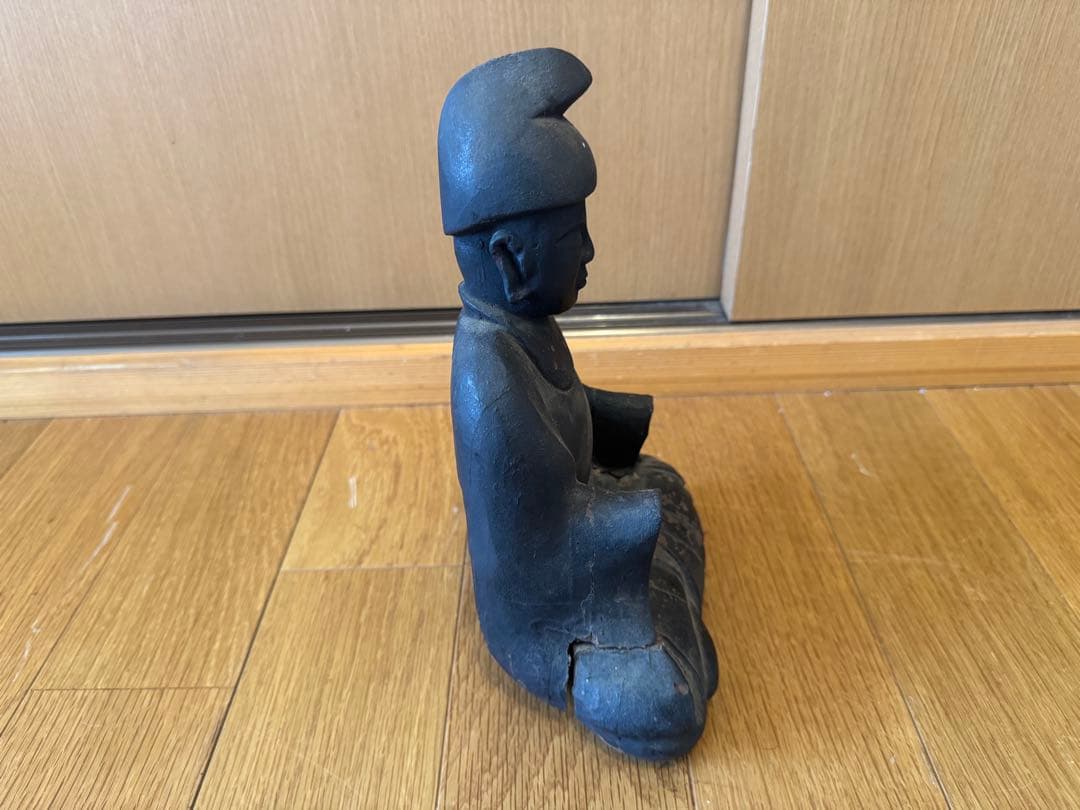 ツ*ず様 天神様　時代　骨董　仏具　神具　アンティーク　オブジェ　置物　神棚　古