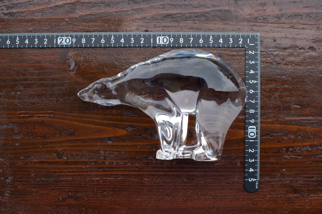 ■  極上バカラ  ポーラベア シロクマ 白熊  オブジェ　Baccarat