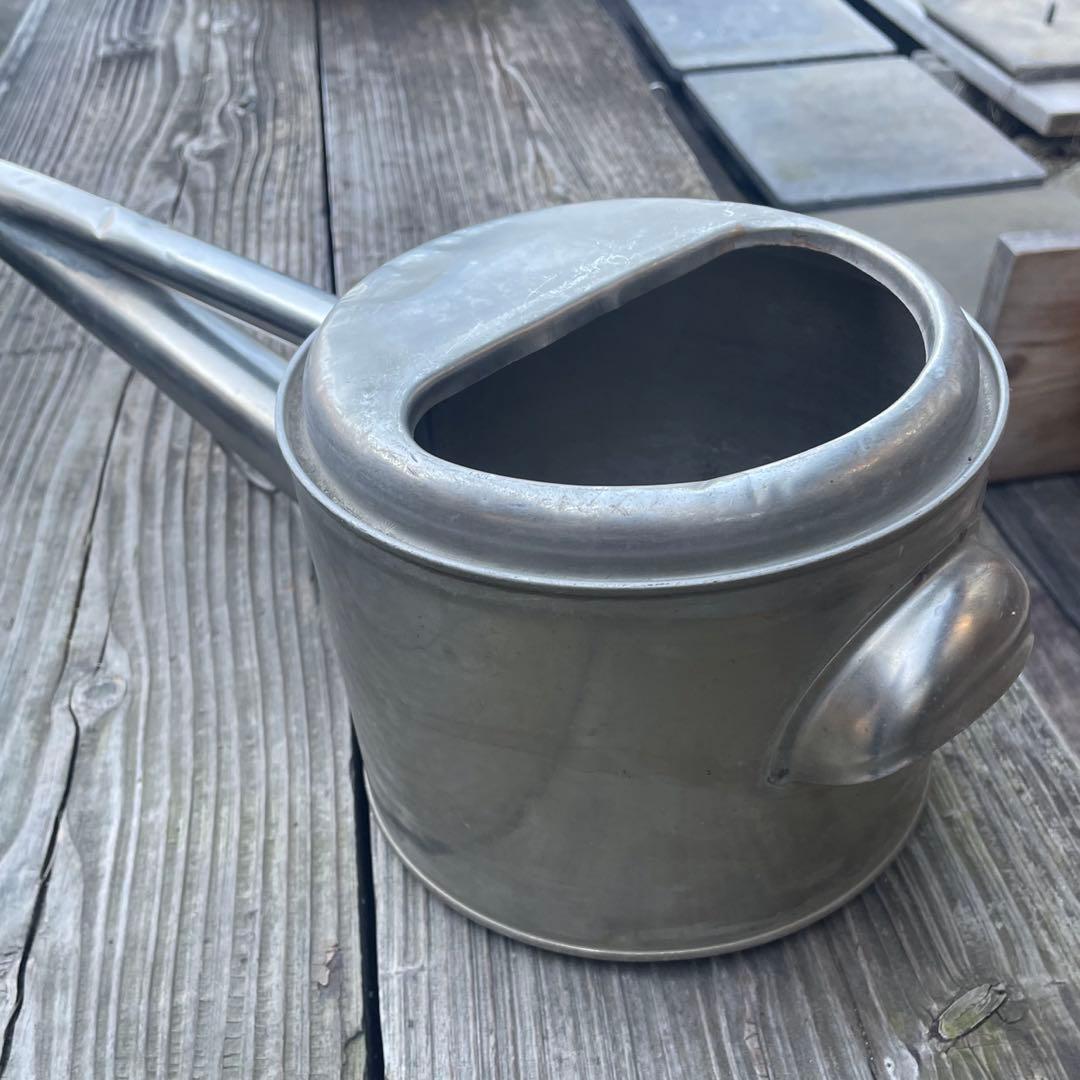 根岸産業「ステンレス製 竿長如雨露 (じょうろ)4号」【ジャンク品】