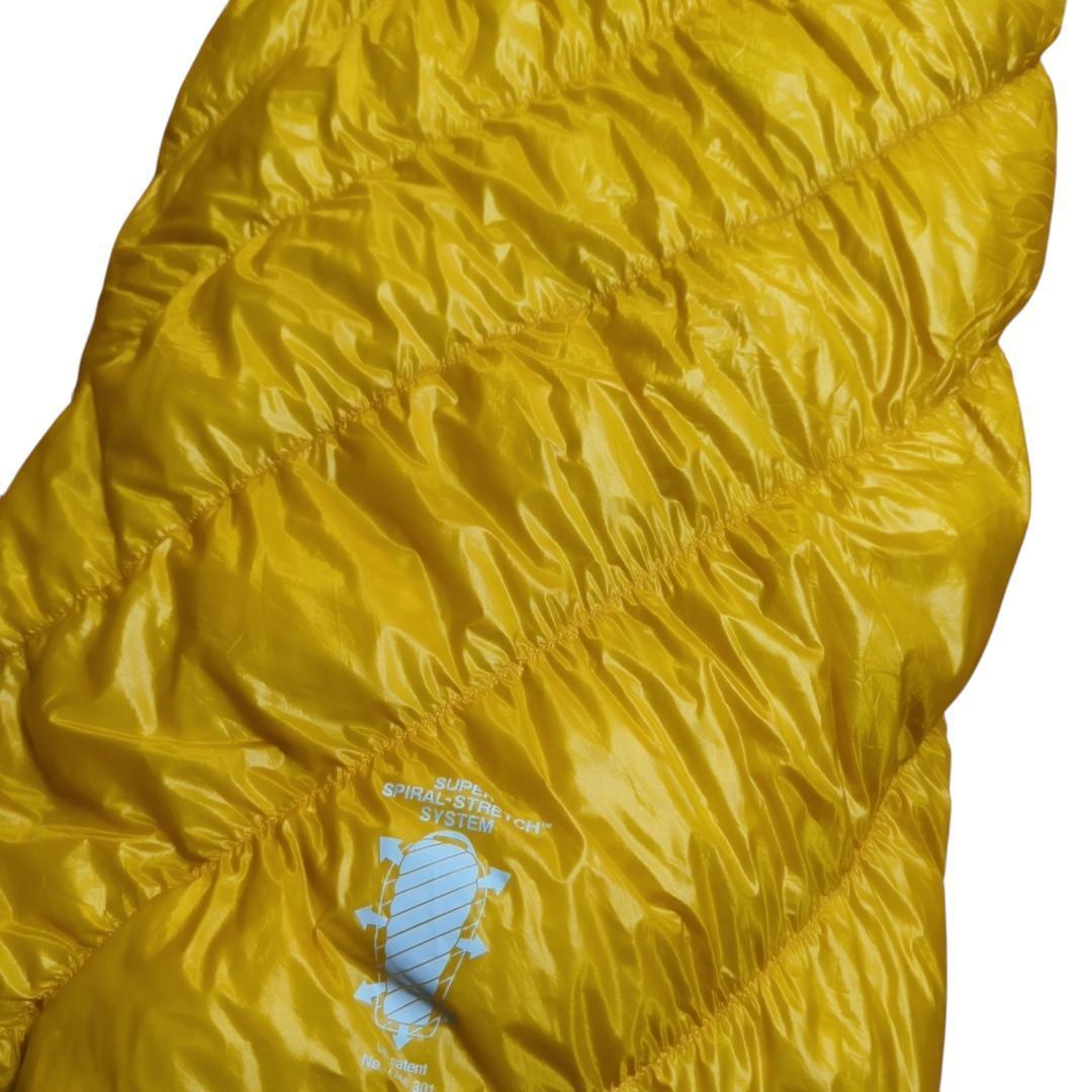 【美品】mont-bell ダウンハガー 800 ♯2 ロング イエロー