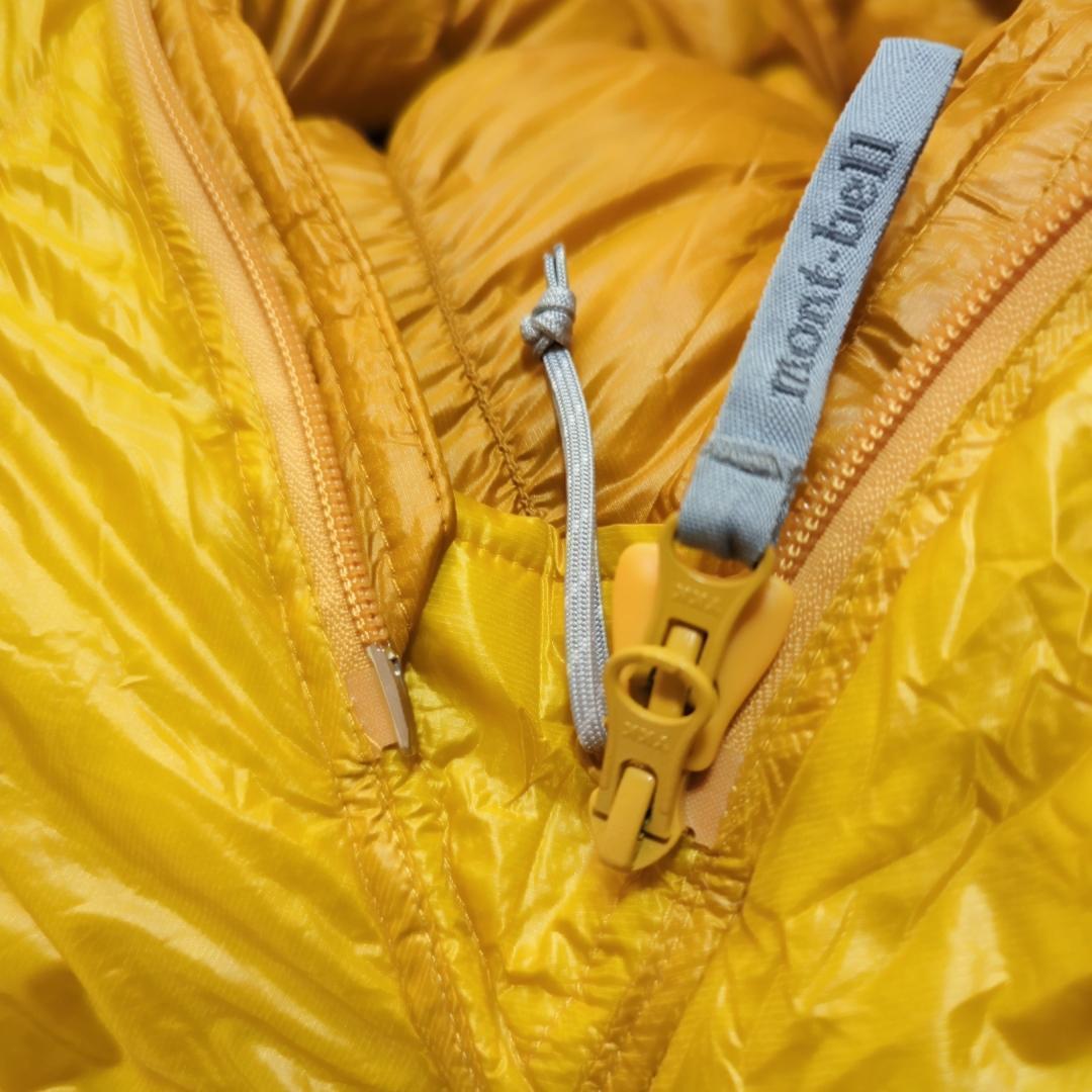 【美品】mont-bell ダウンハガー 800 ♯2 ロング イエロー