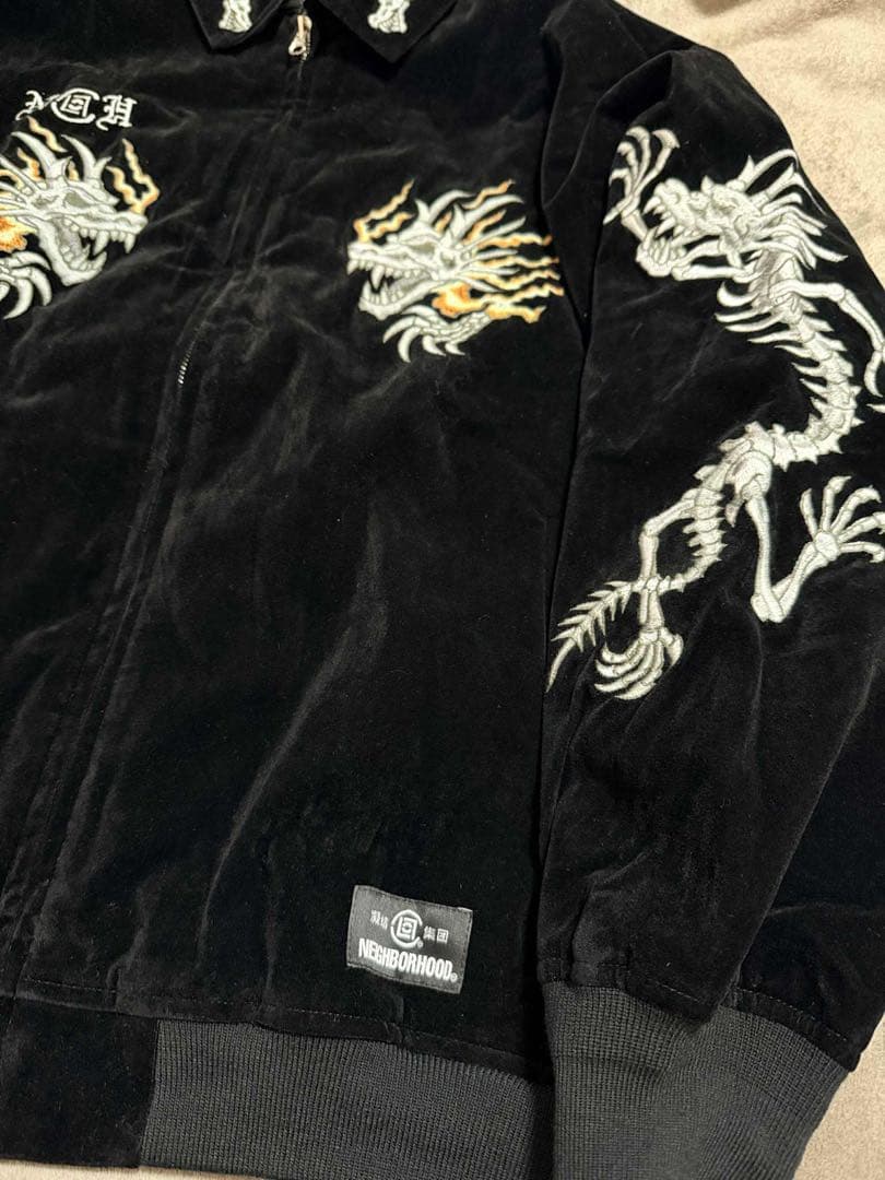 未使用 NEIGHBOR 別珍 龍スカジャン unisex 美品 vintage