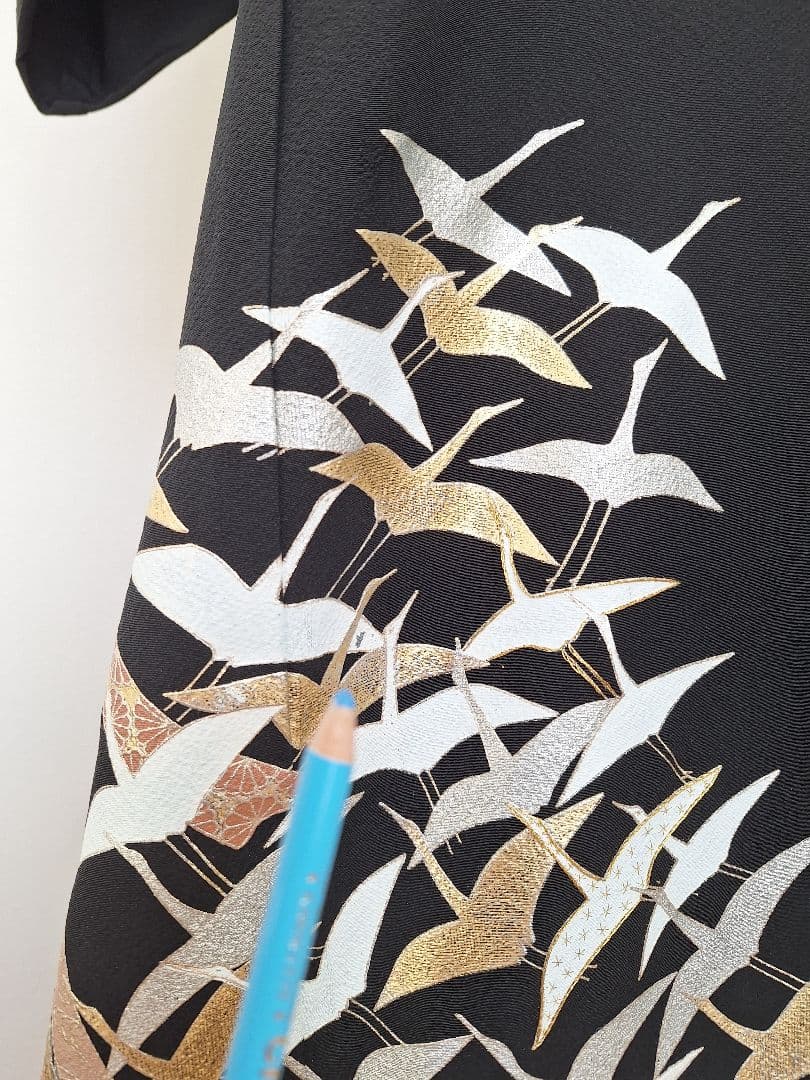 着物リメイクワンピース3687