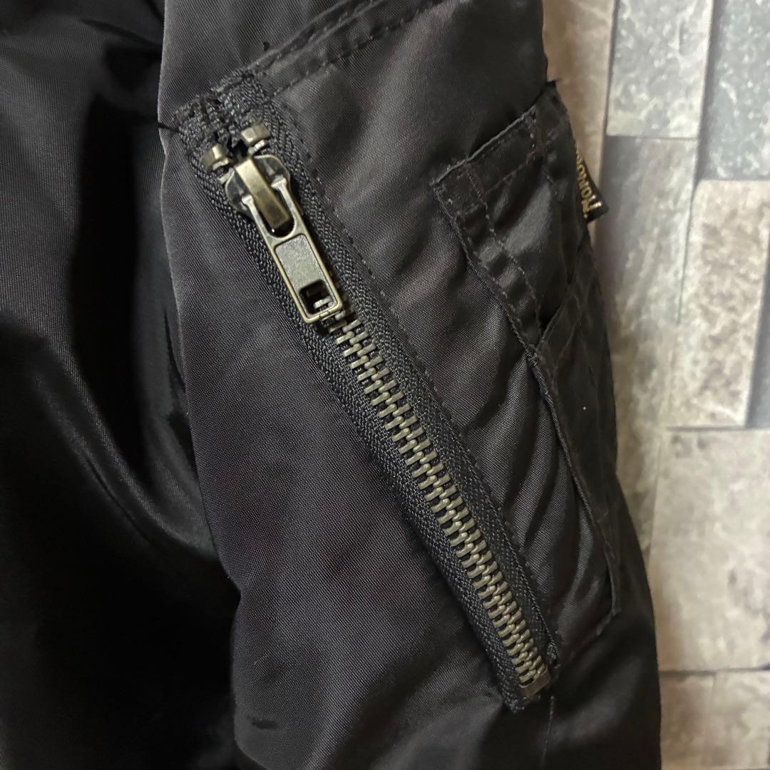 Y2K✨【Norton】MA-1 フライトジャケット ブルゾン 刺繍 (L)