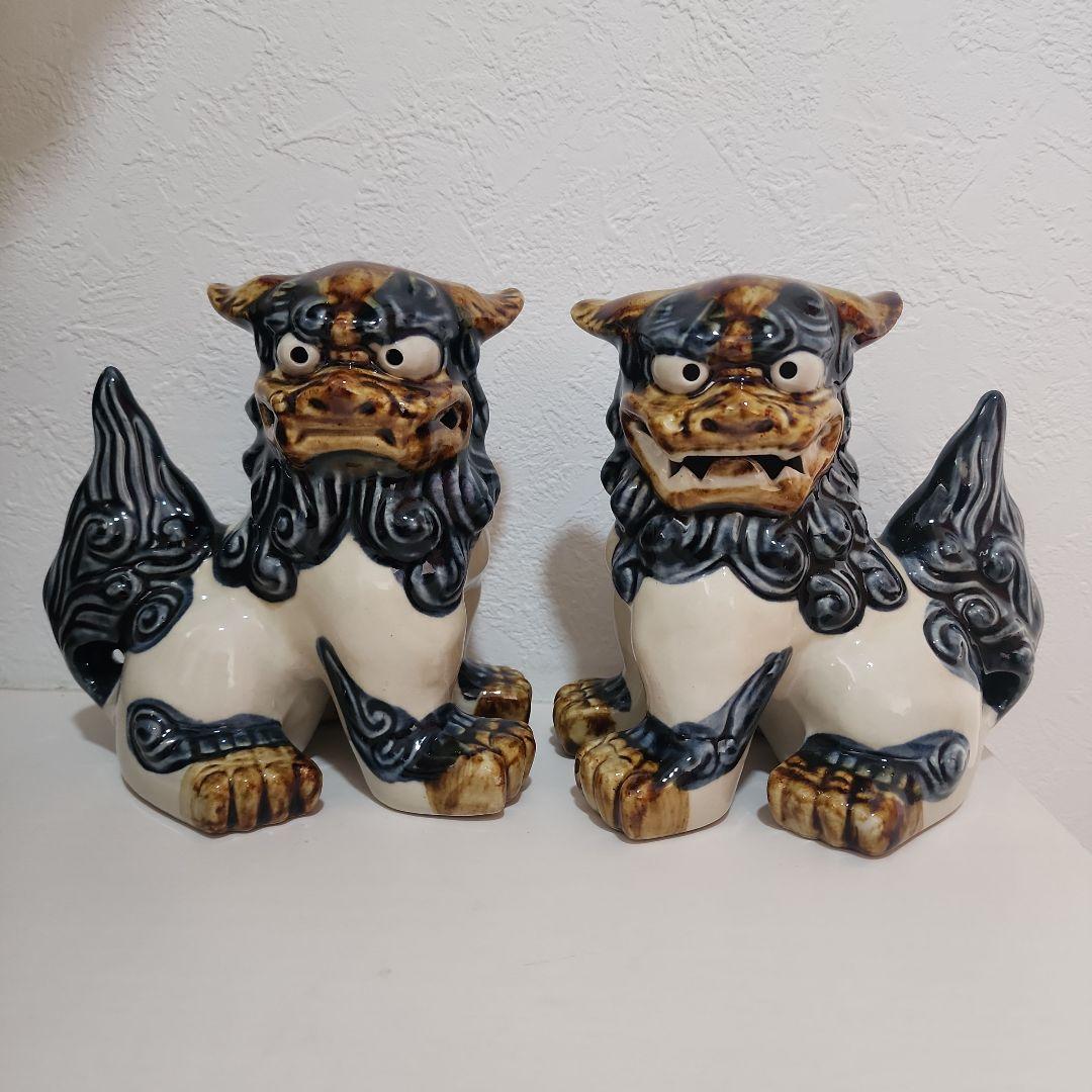 沖縄 シーサー 陶器 置物