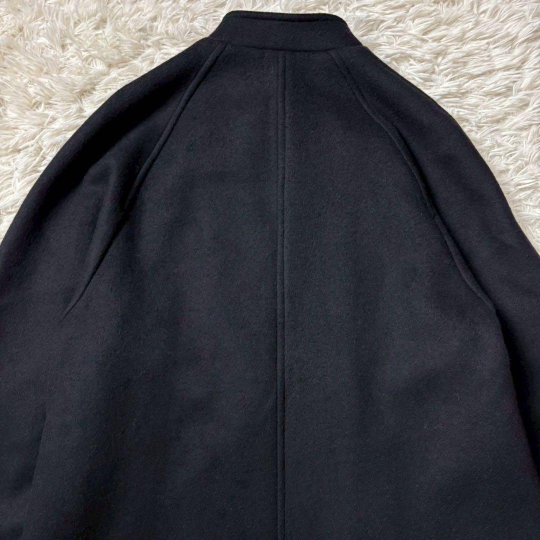 【美品】Liyoca リヨカ　ビーバーバンドカラーコート