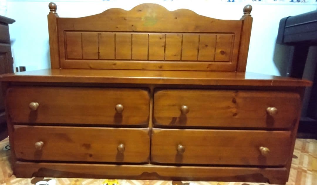 値下げ　アンティーク2段ベンチ型チェスト　大阪府直接引き取りのみ(発送不可)