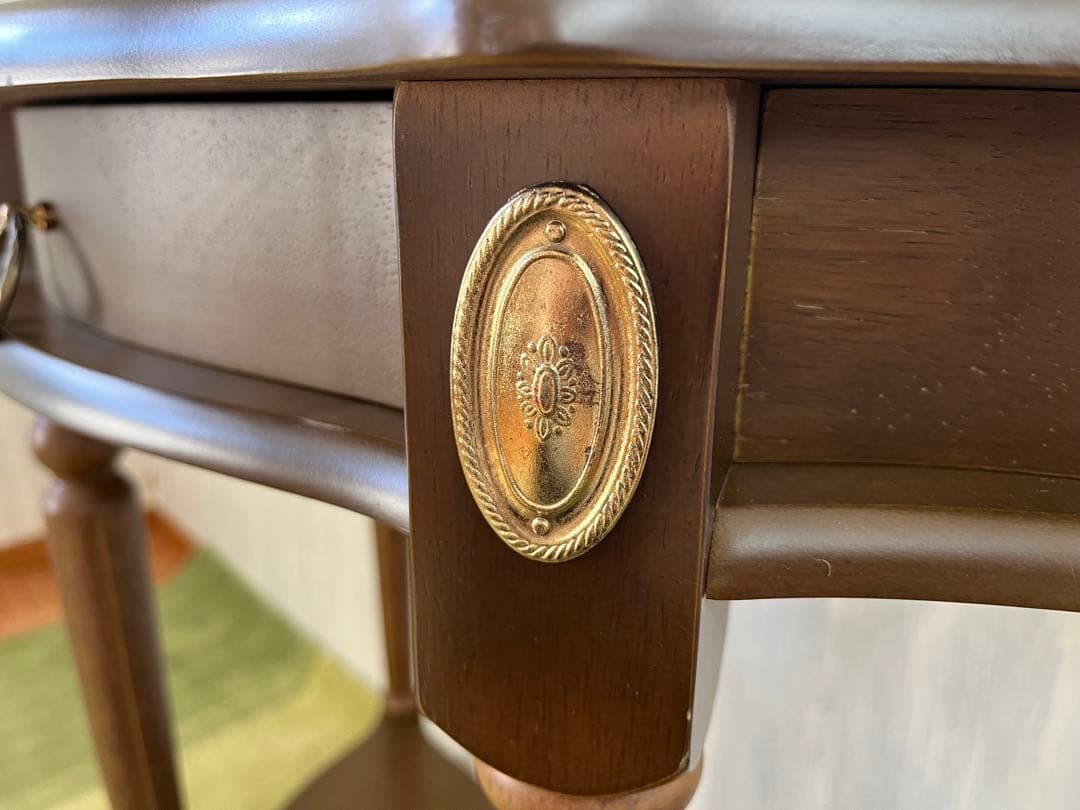 【Yuta】木製コンソールテーブル 引き出し付き