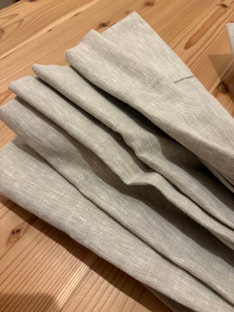 リセノ ドレープリネンカーテン Mar 184×200cm 2枚セット ベージュ