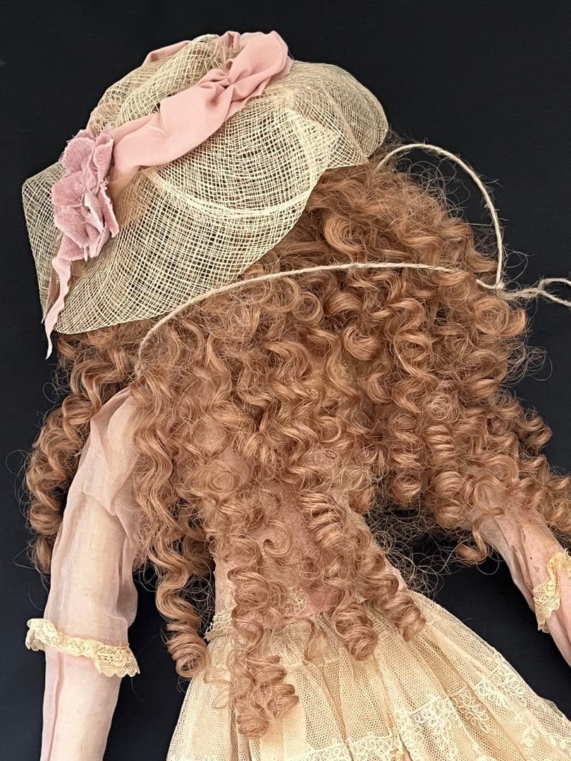 アンティーク　フランス　ブドワール　ドール　ビスクドール レトロ　人形