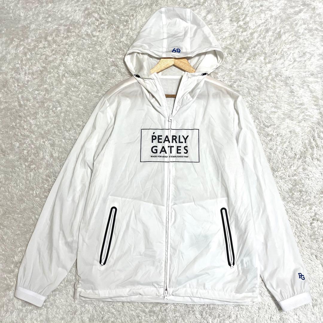 ✨希少✨パーリーゲイツ ナイロンジャケット フード付き 薄手 ジップアップ XL