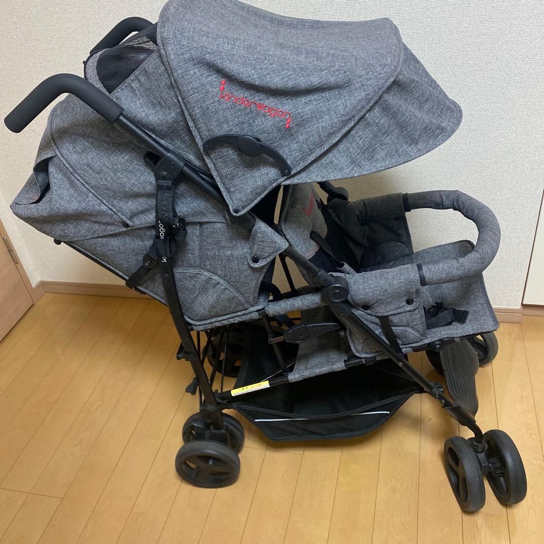 日本育児 kinderwagon DUOシティHOPII グレーデニム