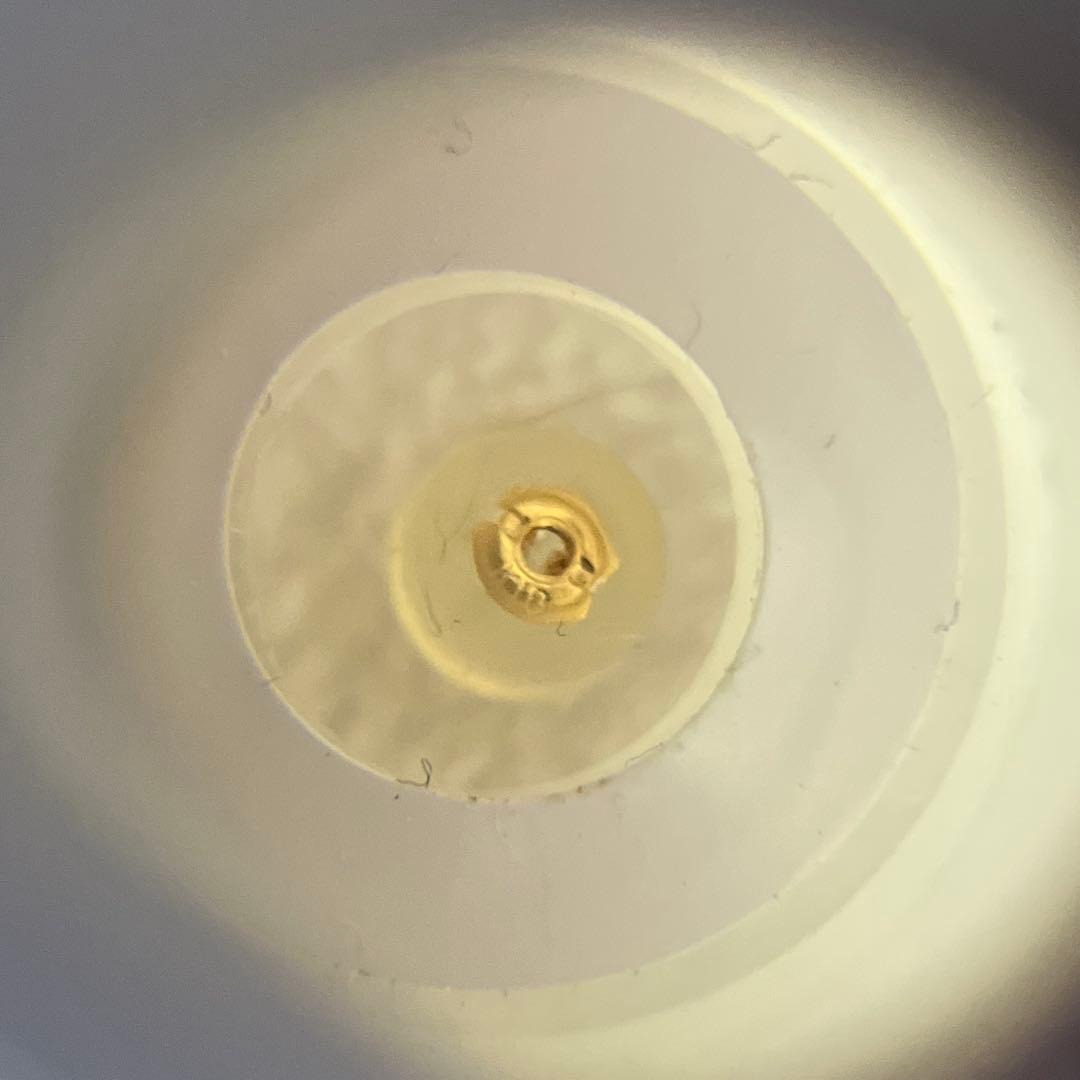 ※専用　　　　エステール　K18 Pt850 デザインピアス