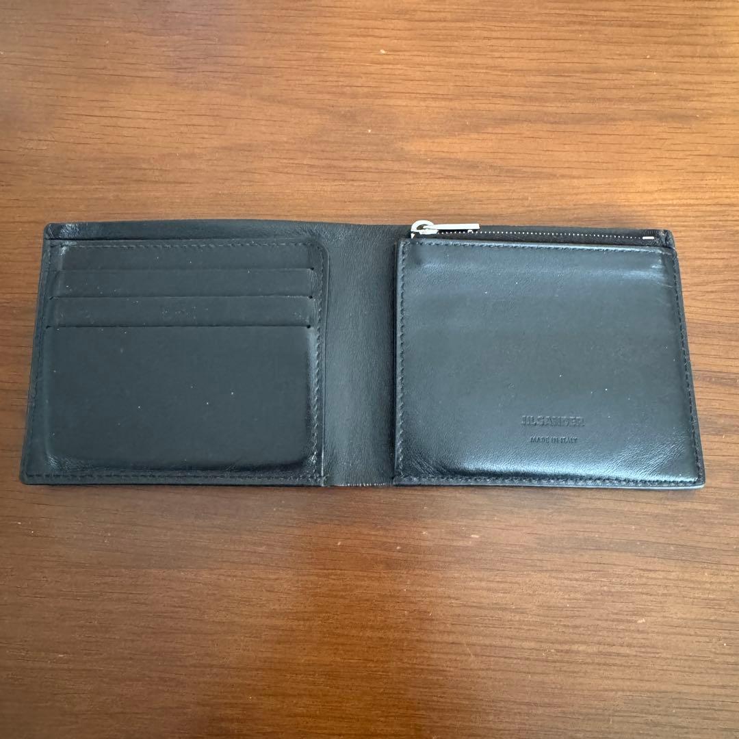 JIL SANDER ブラック 二つ折り財布