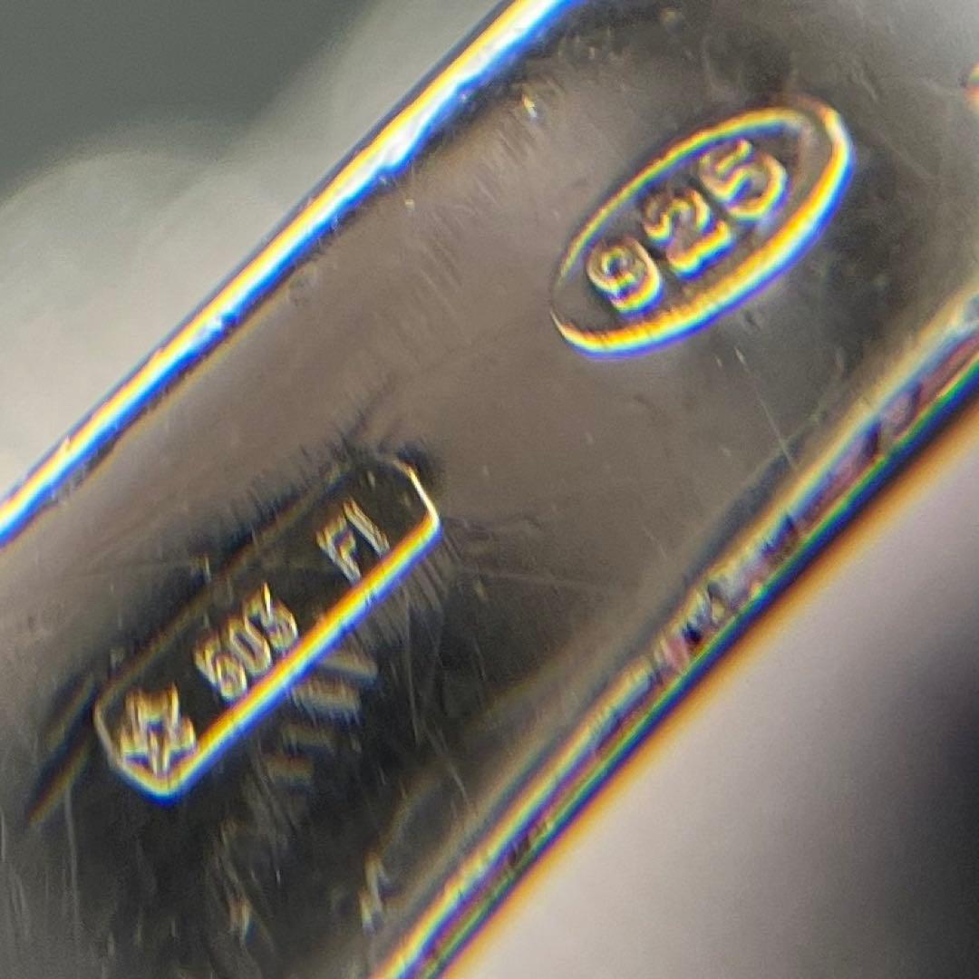 美品 GUCCI プレート バングル ブレスレット シルバVintage 希少