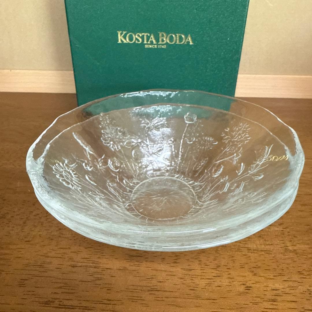 KOSTA BODA ULLAコスタボダ　ウラ　デザート椀2個　ボウル　未使用品