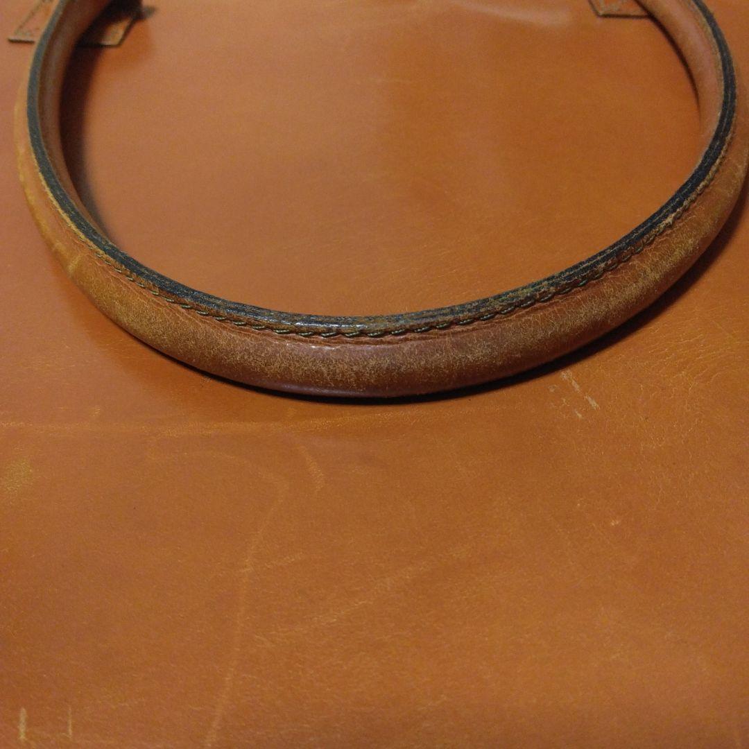 名品!グレンロイヤル ブライドルレザー トートバッグ オックスフォードタン