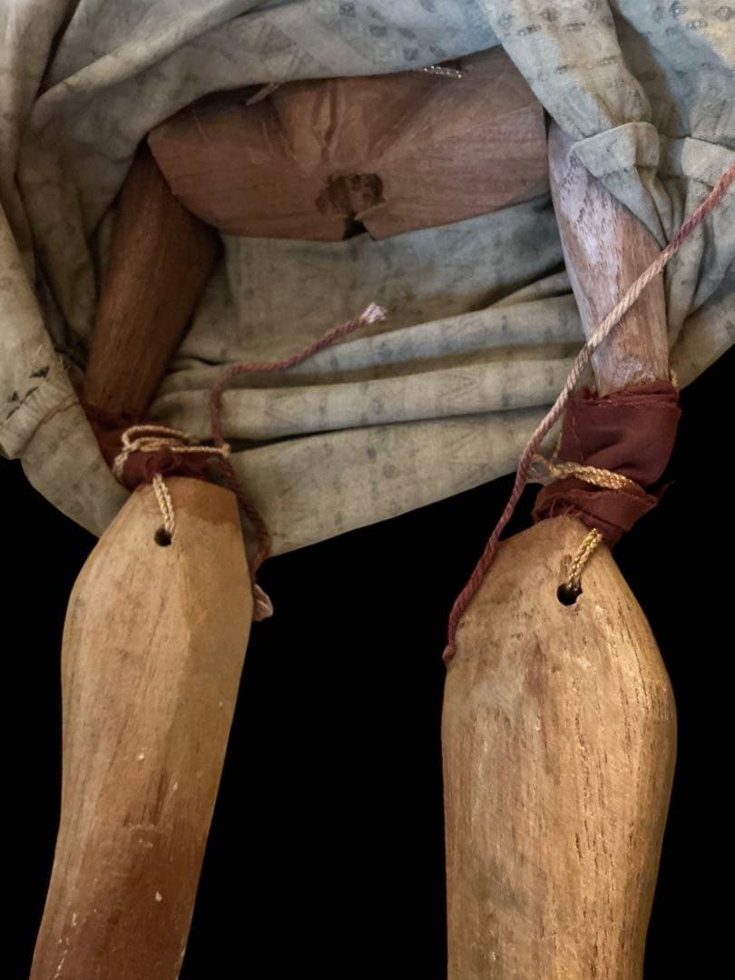 ⭐️激レア⭐️ビルマ人形⭐️伝統的な木製人形のマリオネット⭐️アンティーク‼️ヴィンテージ