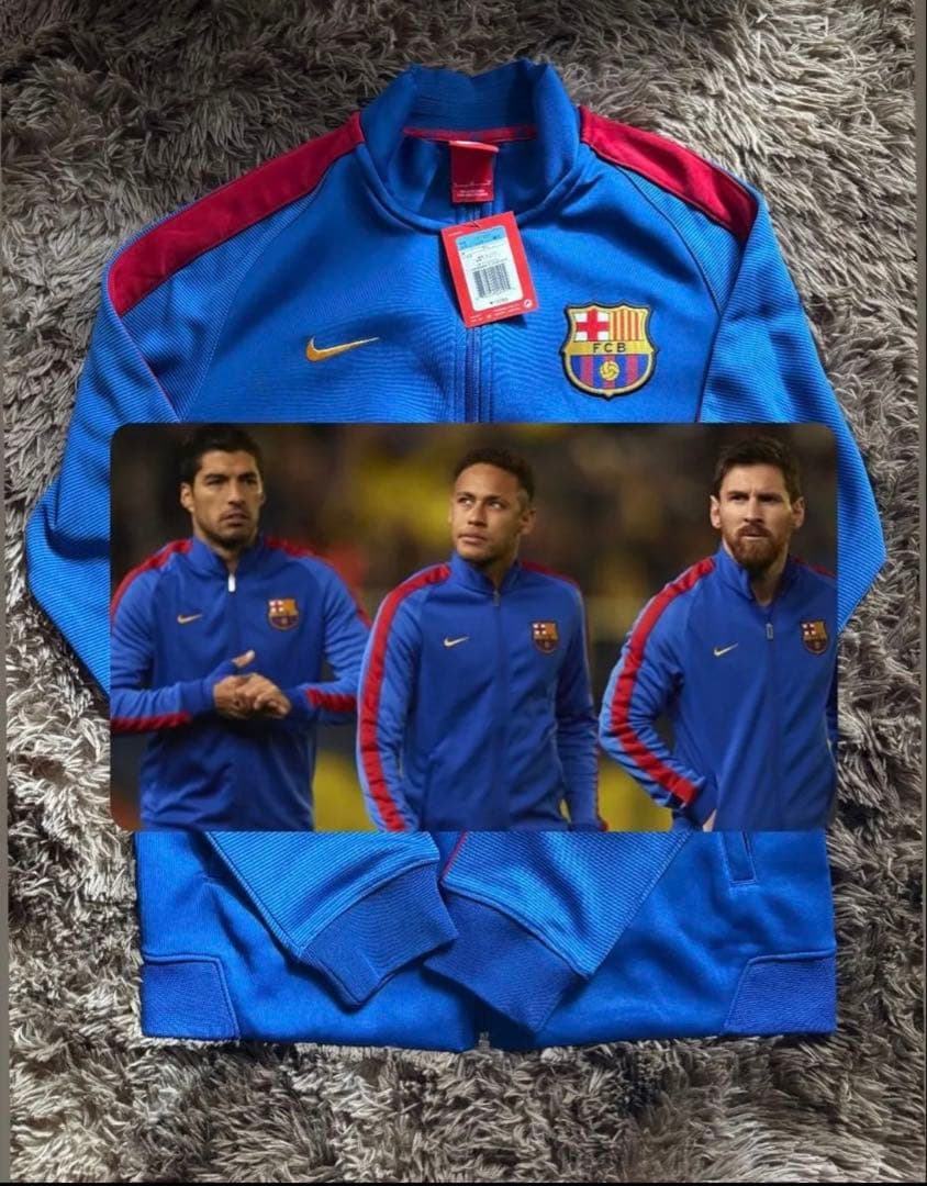 【当日発送】タグ付き　MSN FCバルセロナ　ジャージ