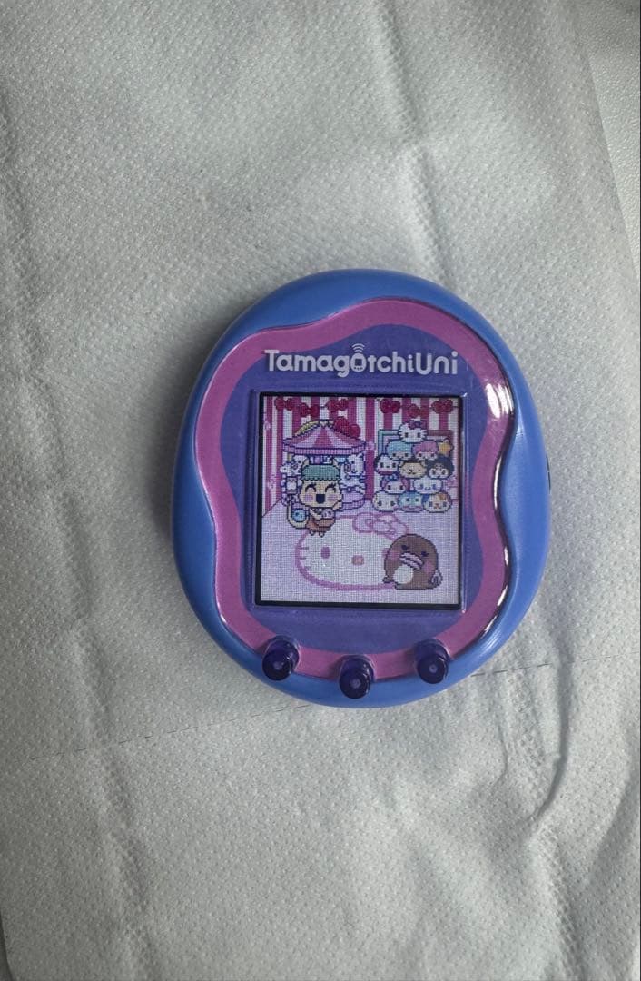 Tamagotchi Uni 青とピンク サンリオたまバースチケット込