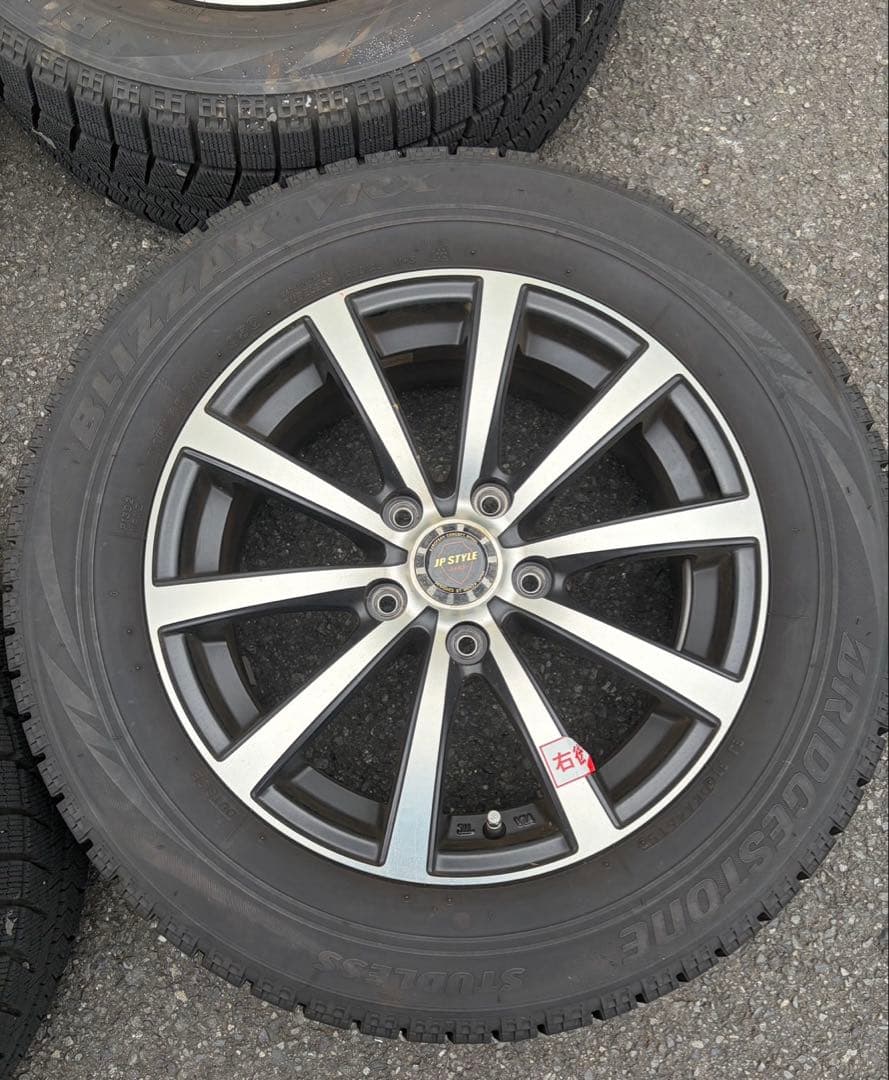 専用ページ【ホイール美品】JP STYLE 16 215/60R16 4本セット