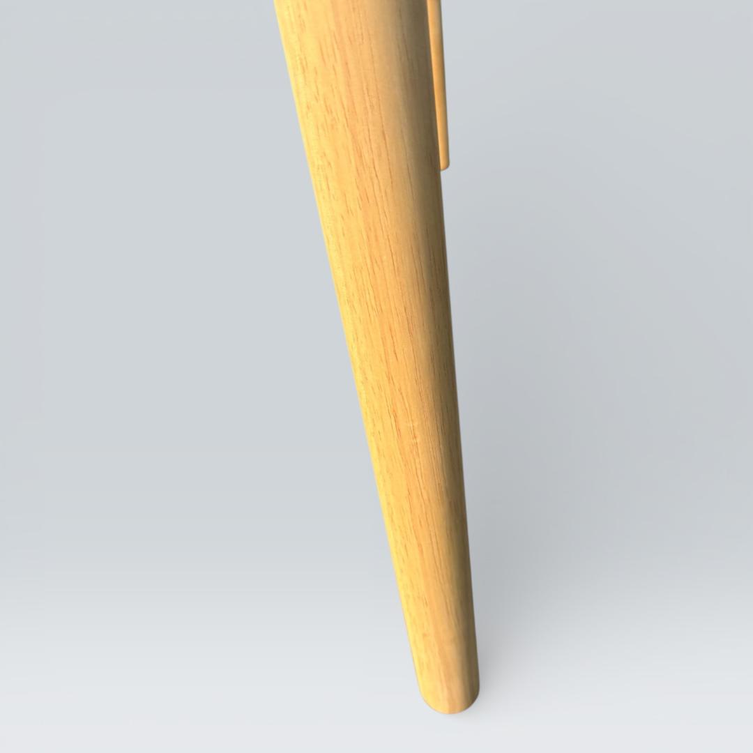 Francfranc ノーム ダイニングテーブル 80cm角 ナチュラル 天然木