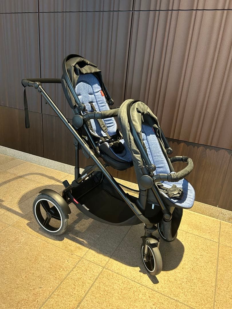 phil&teds Voyager V6フィルアンドテッズ 2人乗りベビーカー