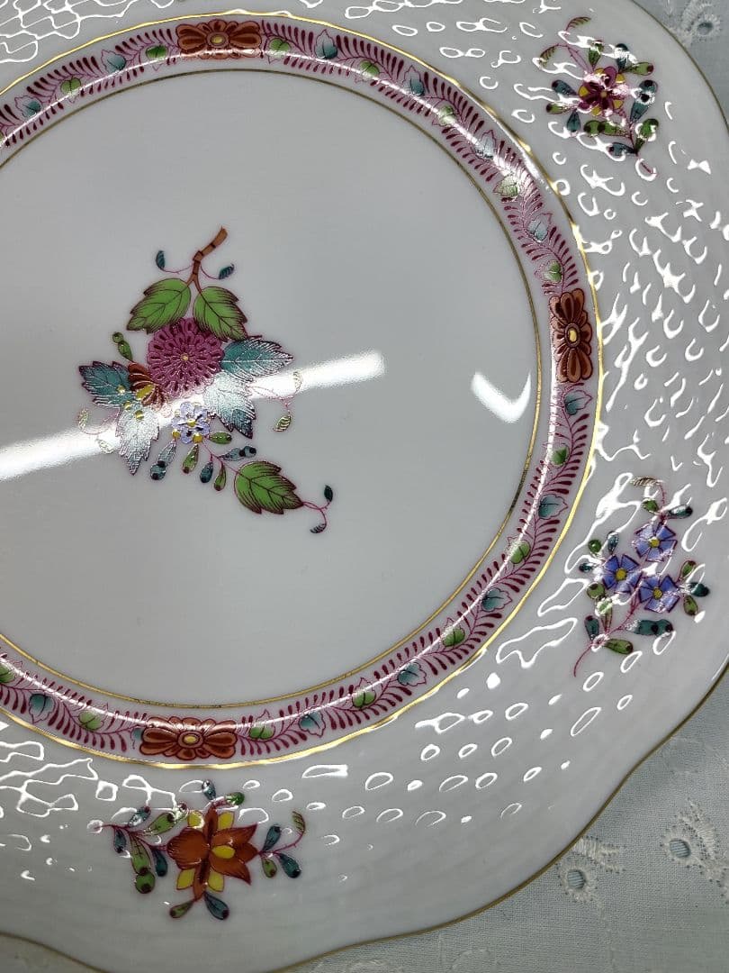 ヘレンド アポニーフラワー サラダ デザート デザート プレート 皿②