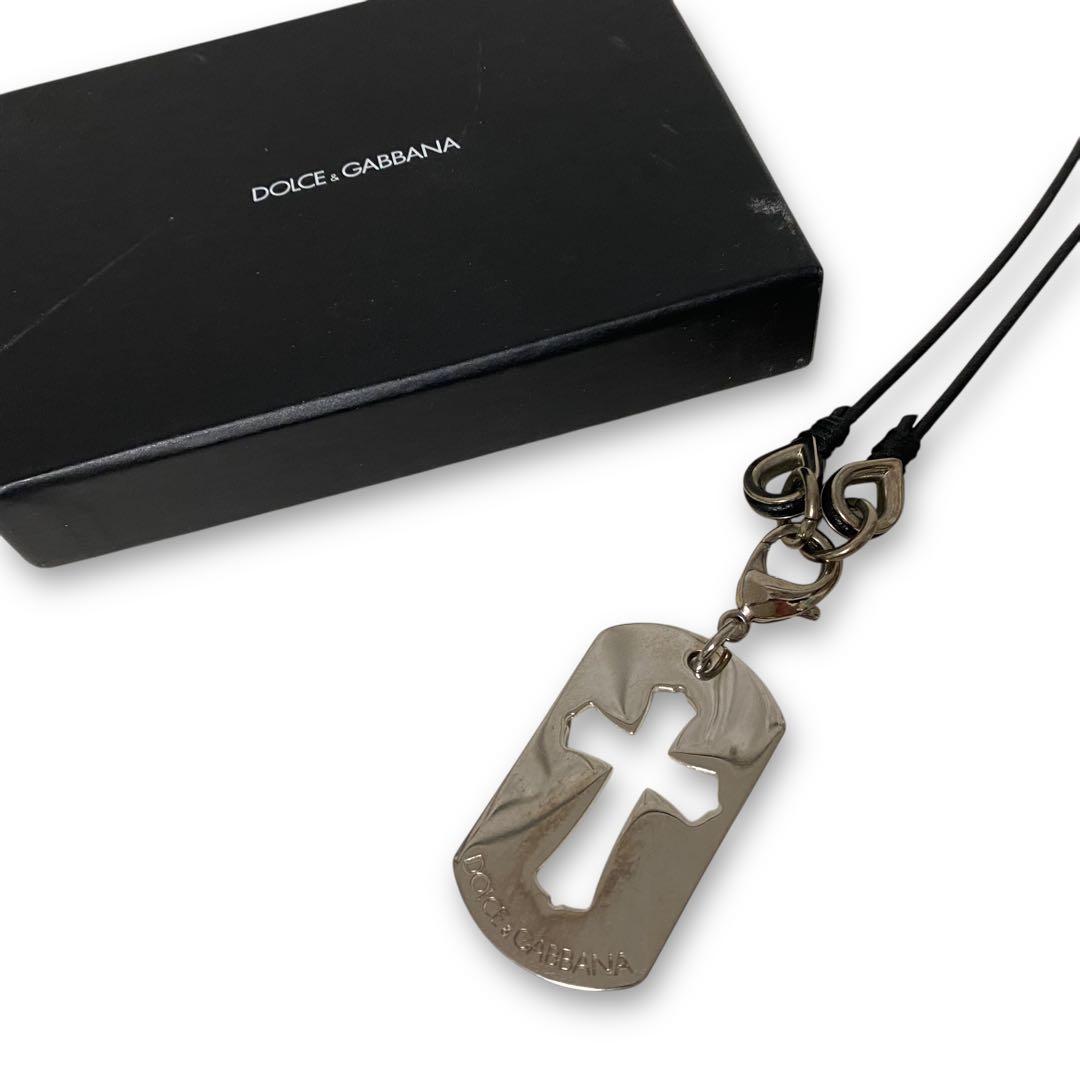 アクセサリー DOLCE & GABBANA cross dog tag necklace