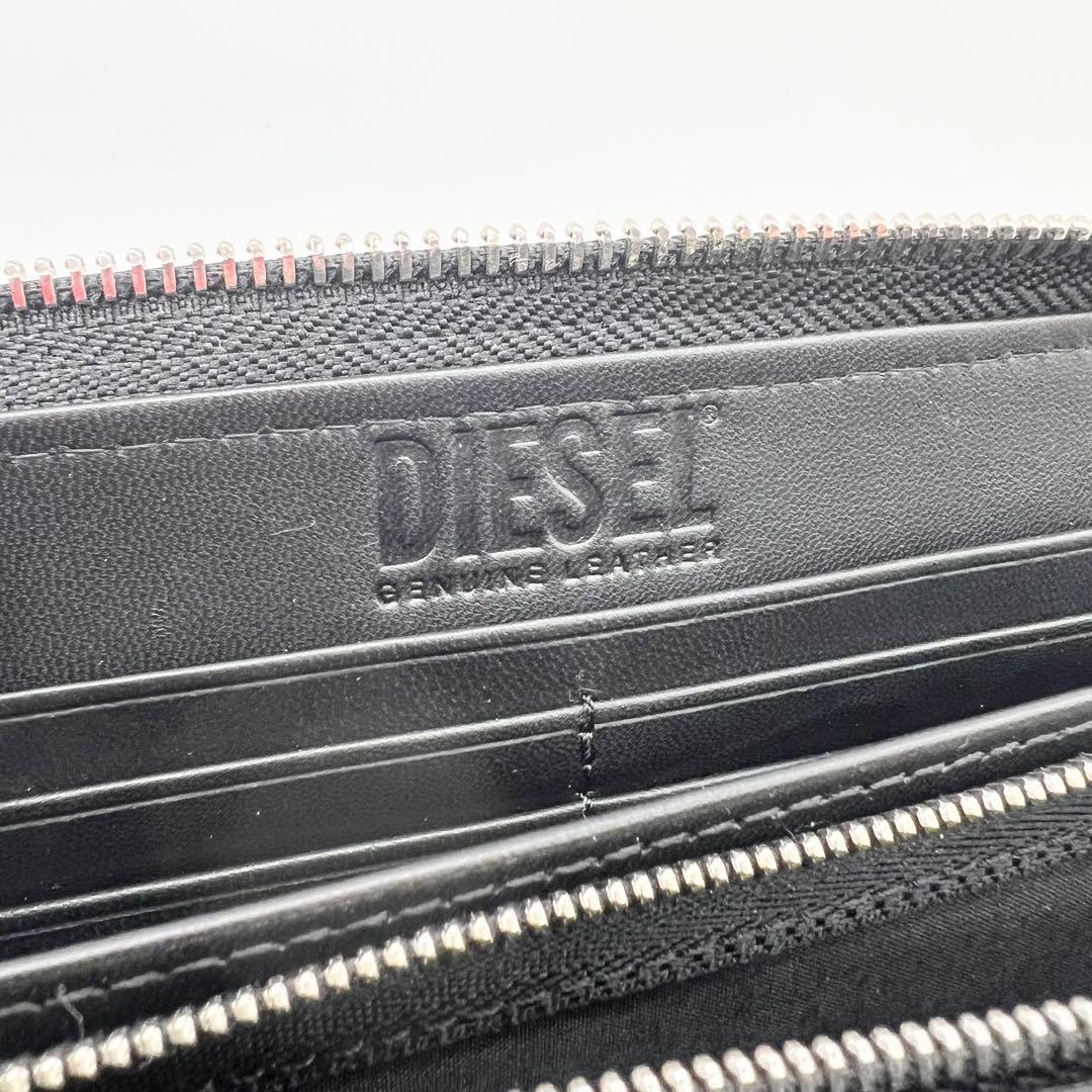 新品未使用✨DIESEL　長財布　Dロゴ　レザー　ブラック　近年モデル　箱付き