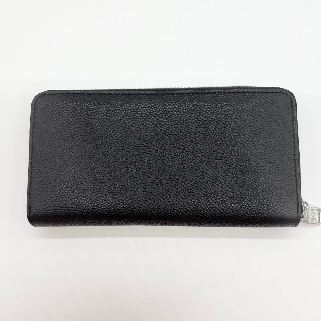 新品未使用✨DIESEL　長財布　Dロゴ　レザー　ブラック　近年モデル　箱付き