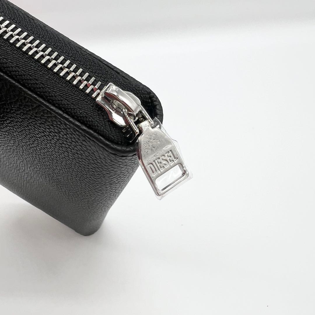 新品未使用✨DIESEL　長財布　Dロゴ　レザー　ブラック　近年モデル　箱付き